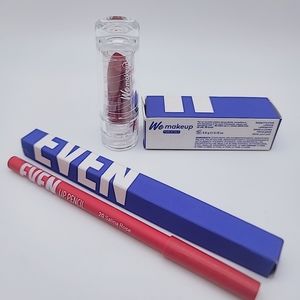 We Makeup Even Lip pencil and If Lipstick